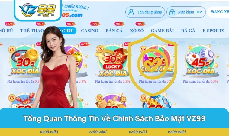 Sơ lược về chính sách bảo mật tại nhà cái VZ99