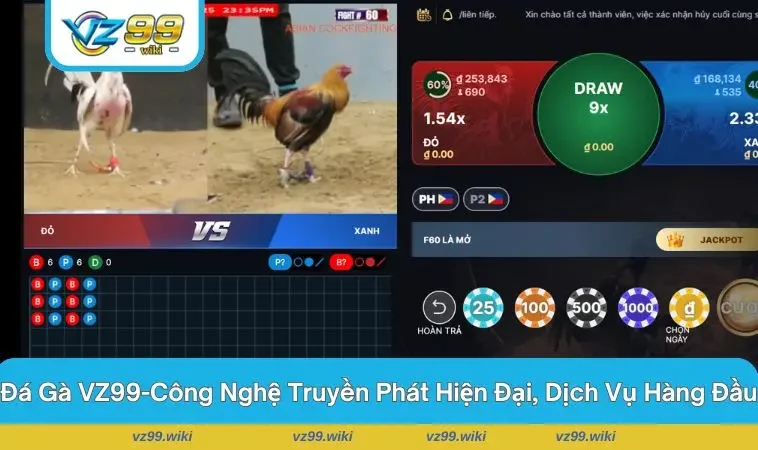 Giao diện trực tiếp sống động mang đến trải nghiệm mãn nhãn