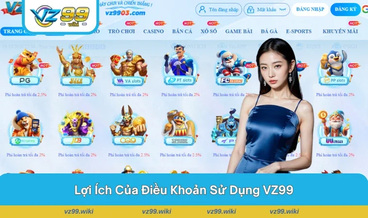 Lợi ích khi tuân thủ điều khoản sử dụng tại VZ99
