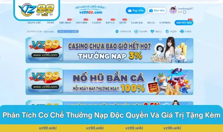 Thưởng lũy tiến trong chương trình thưởng theo chuỗi nạp tiền